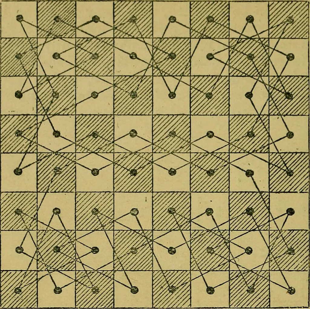 An illustration from Puzzles old and new, 1893, leaf 387