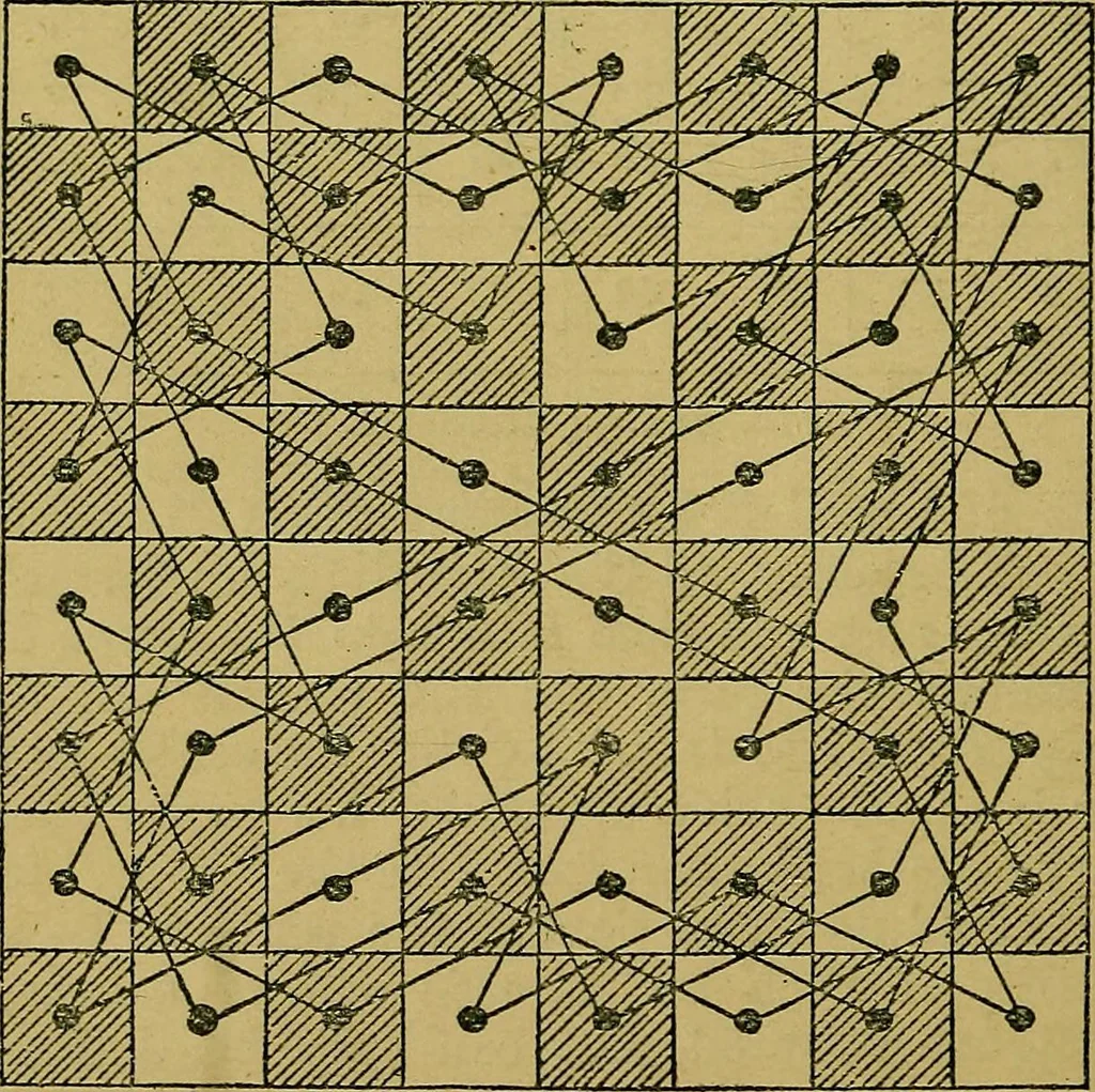 An illustration from Puzzles old and new, 1893, leaf 387