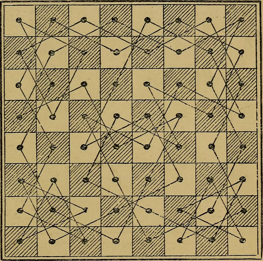 An illustration from Puzzles old and new, 1893, leaf 388