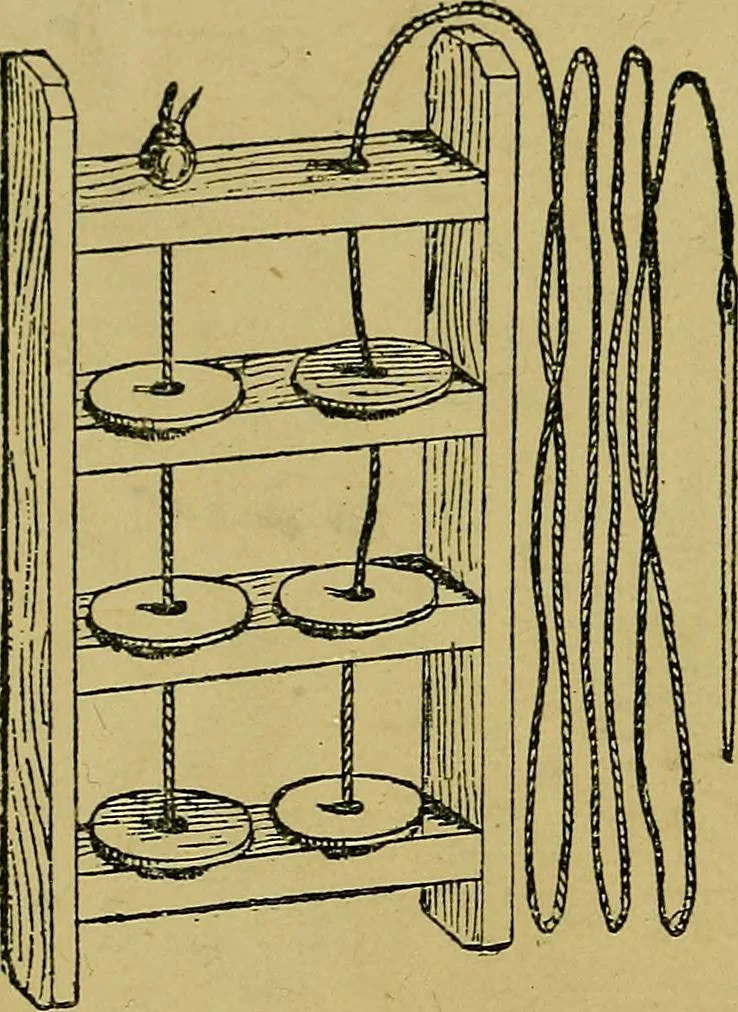 An illustration from Puzzles old and new, 1893, leaf 53