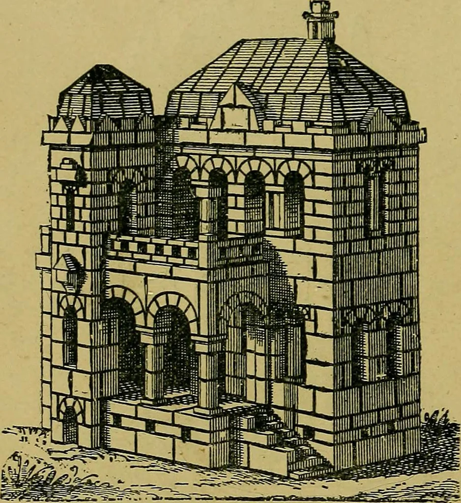An illustration from Puzzles old and new, 1893, leaf 99