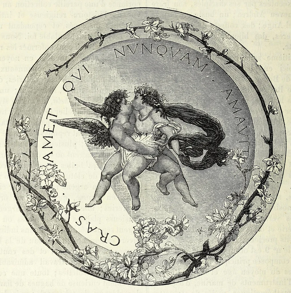 An illustration from Pvblilii Optatiani Porphyrii Panegyricvs dictvs Constantino Avgvsto. Ex codice manuscripto Pavlli Velseri, patricij Aug. Vind, 1595, leaf 452