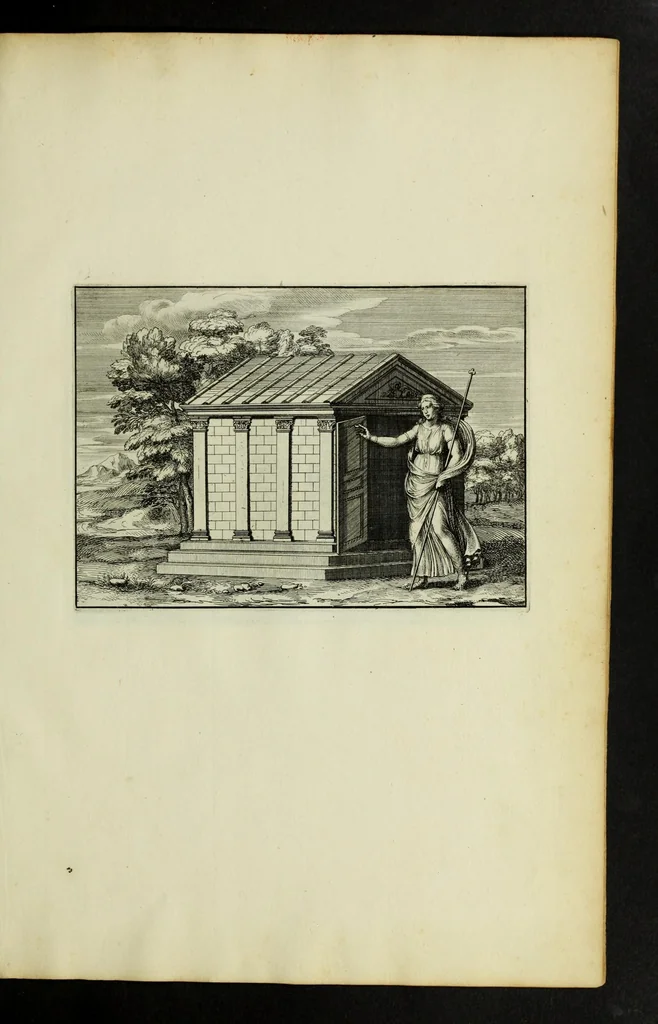 An illustration from P. Virgilii Maronis opera, 1677, leaf 103