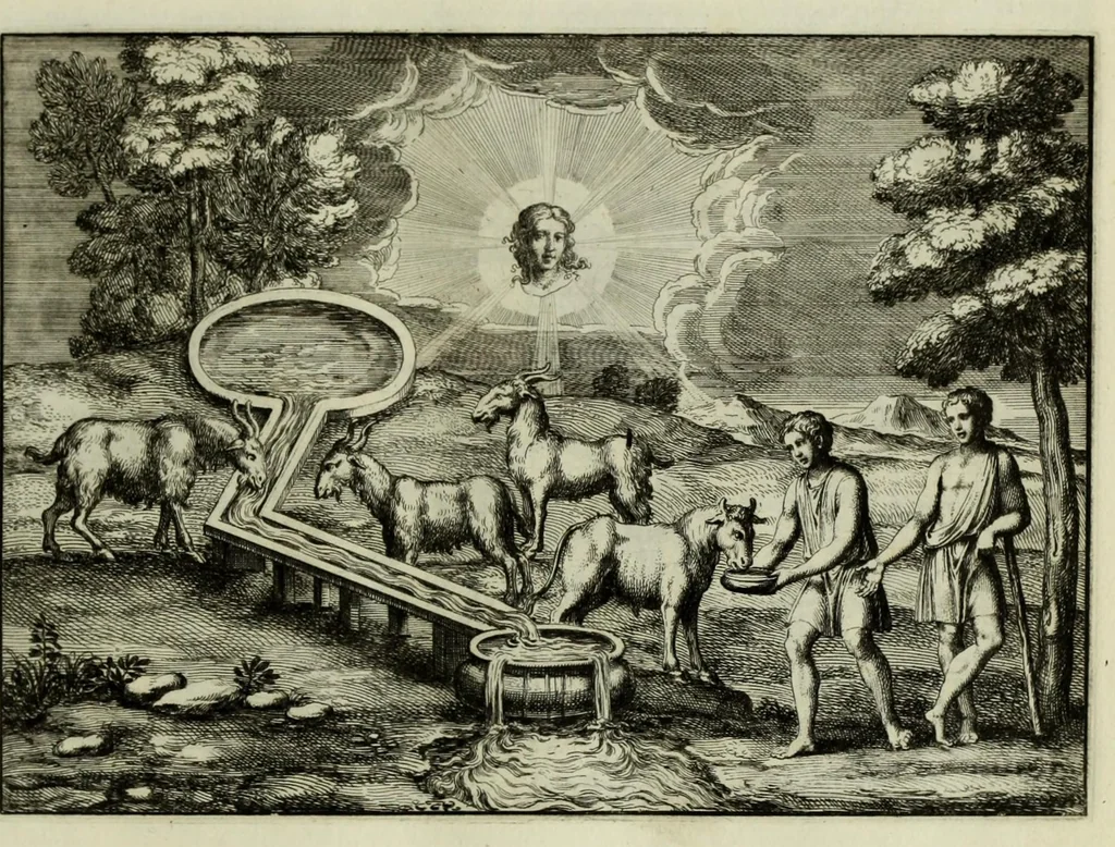 An illustration from P. Virgilii Maronis opera, 1677, leaf 15