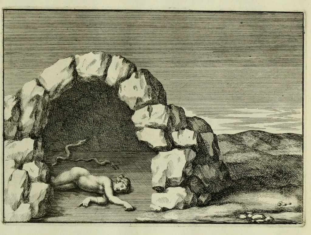 An illustration from P. Virgilii Maronis opera, 1677, leaf 23