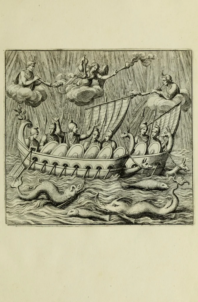 An illustration from P. Virgilii Maronis opera, 1677, leaf 27