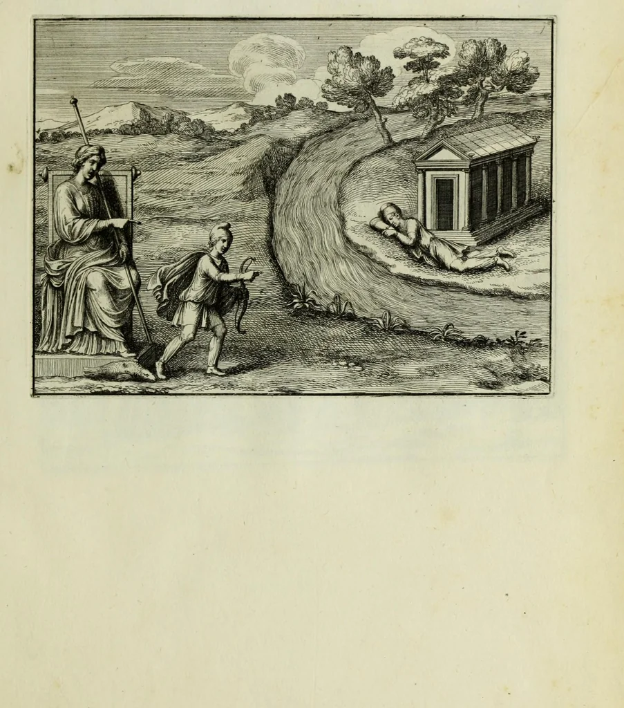 An illustration from P. Virgilii Maronis opera, 1677, leaf 31