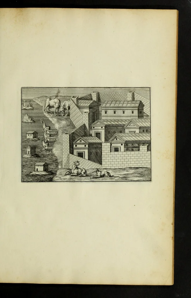 An illustration from P. Virgilii Maronis opera, 1677, leaf 47