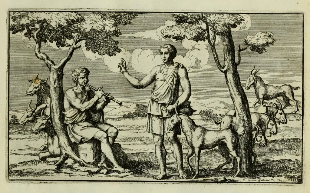 An illustration from P. Virgilii Maronis opera, 1677, leaf 7