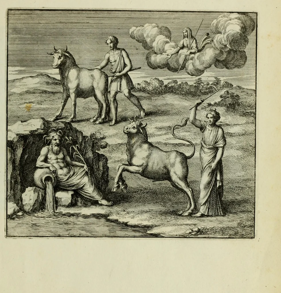 An illustration from P. Virgilii Maronis opera, 1677, leaf 9