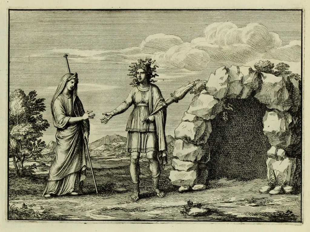 An illustration from P. Virgilii Maronis opera, 1677, leaf 97