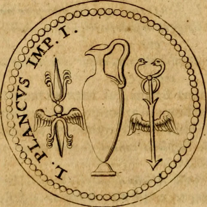 An illustration from P. Virgilii Maronis Opera in tres tomos divisa : cum integris notis Servii, Philargyrii, nec non J. Pierii variis lectionibus, & selectissimis plerisque commentariis Donati, Probi, Nannii, Sabini, Germani, Cerdæ, Taubmanni, & aliorum, 1680, leaf 1089