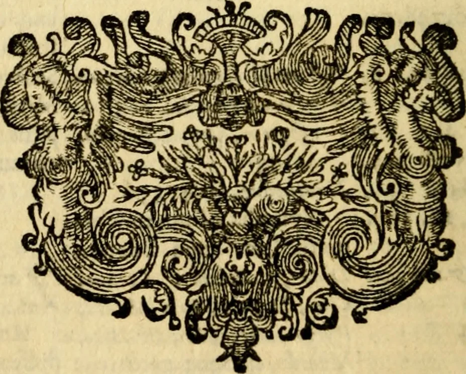 An illustration from P. Virgilii Maronis Opera in tres tomos divisa : cum integris notis Servii, Philargyrii, nec non J. Pierii variis lectionibus, & selectissimis plerisque commentariis Donati, Probi, Nannii, Sabini, Germani, Cerdæ, Taubmanni, & aliorum, 1680, leaf 385