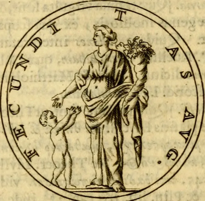 An illustration from P. Virgilii Maronis Opera in tres tomos divisa : cum integris notis Servii, Philargyrii, nec non J. Pierii variis lectionibus, & selectissimis plerisque commentariis Donati, Probi, Nannii, Sabini, Germani, Cerdæ, Taubmanni, & aliorum, 1680, leaf 396