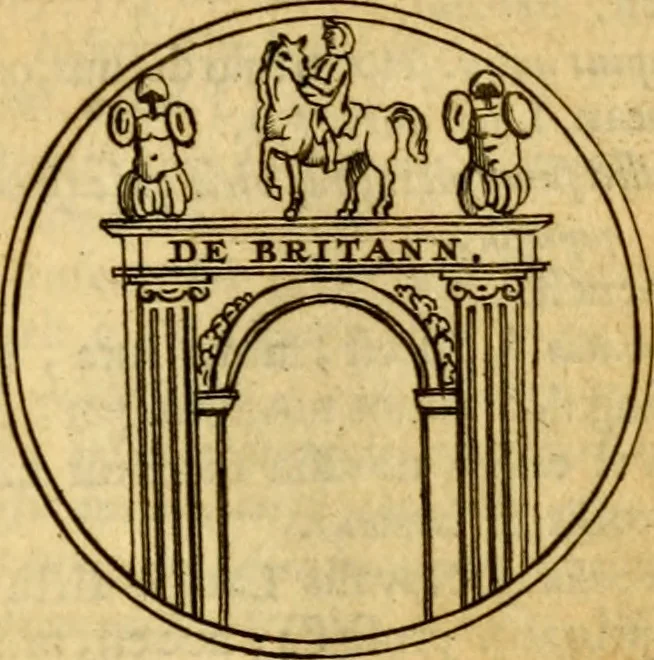 An illustration from P. Virgilii Maronis Opera in tres tomos divisa : cum integris notis Servii, Philargyrii, nec non J. Pierii variis lectionibus, & selectissimis plerisque commentariis Donati, Probi, Nannii, Sabini, Germani, Cerdæ, Taubmanni, & aliorum, 1680, leaf 412