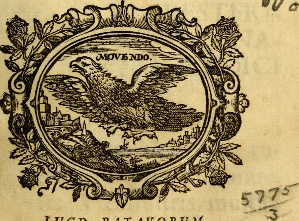 An illustration from P. Virgilii Maronis Opera in tres tomos divisa : cum integris notis Servii, Philargyrii, nec non J. Pierii variis lectionibus, & selectissimis plerisque commentariis Donati, Probi, Nannii, Sabini, Germani, Cerdæ, Taubmanni, & aliorum, 1680, leaf 6