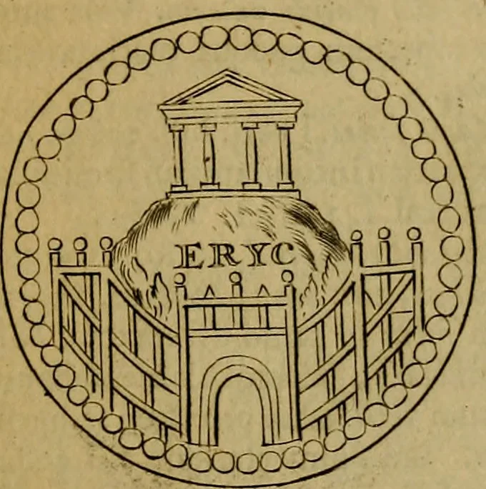 An illustration from P. Virgilii Maronis Opera in tres tomos divisa : cum integris notis Servii, Philargyrii, nec non J. Pierii variis lectionibus, & selectissimis plerisque commentariis Donati, Probi, Nannii, Sabini, Germani, Cerdæ, Taubmanni, & aliorum, 1680, leaf 920