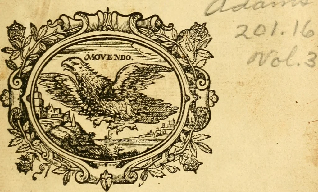 An illustration from P. Virgilii Maronis Opera in tres tomos divisa : cum integris notis Servii, Philargyrii, nec non J. Pierii variis lectionibus, & selectissimis plerisque commentariis Donati, Probi, Nannii, Sabini, Germani, Cerdæ, Taubmanni, & aliorum, 1680, leaf 4