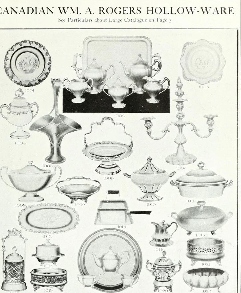 An illustration from P.W. Ellis & Co. Limited, the jewellery headquarters of Canada : 1915-1916 illustrated catalogue : importing and manufacturing, gold and silversmiths, makers of Ellis watch cases, 1915, leaf 106