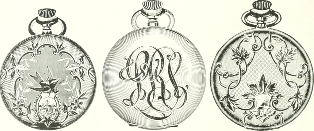 An illustration from P.W. Ellis & Co. Limited, the jewellery headquarters of Canada : 1915-1916 illustrated catalogue : importing and manufacturing, gold and silversmiths, makers of Ellis watch cases, 1915, leaf 11