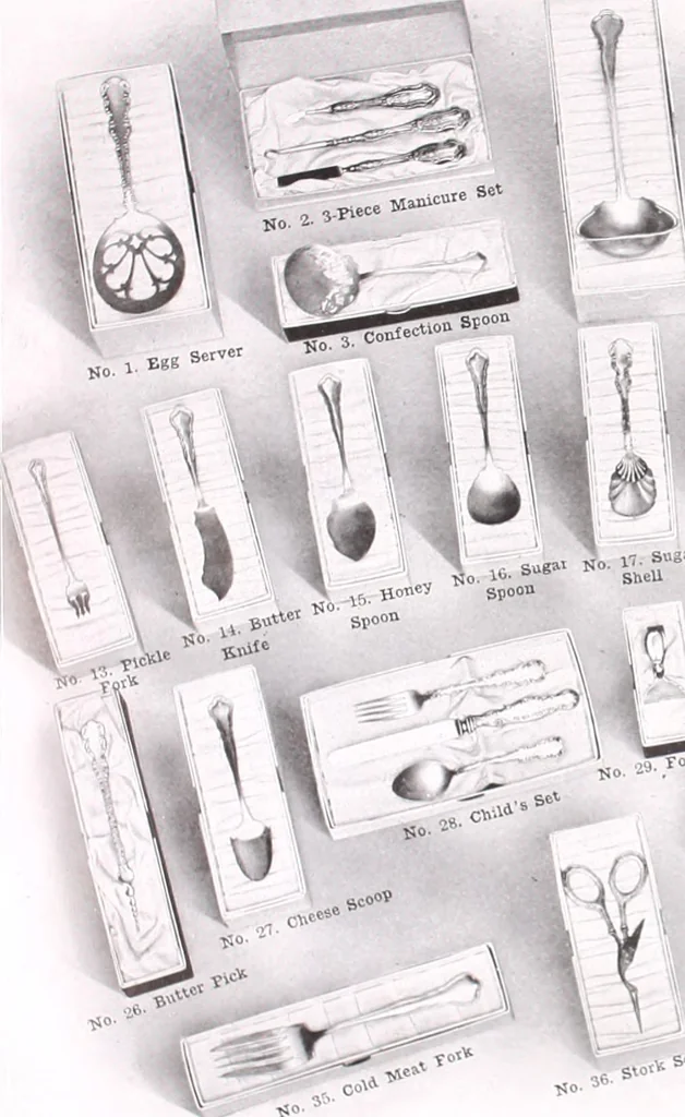 An illustration from P.W. Ellis & Co. Limited, the jewellery headquarters of Canada : 1915-1916 illustrated catalogue : importing and manufacturing, gold and silversmiths, makers of Ellis watch cases, 1915, leaf 114