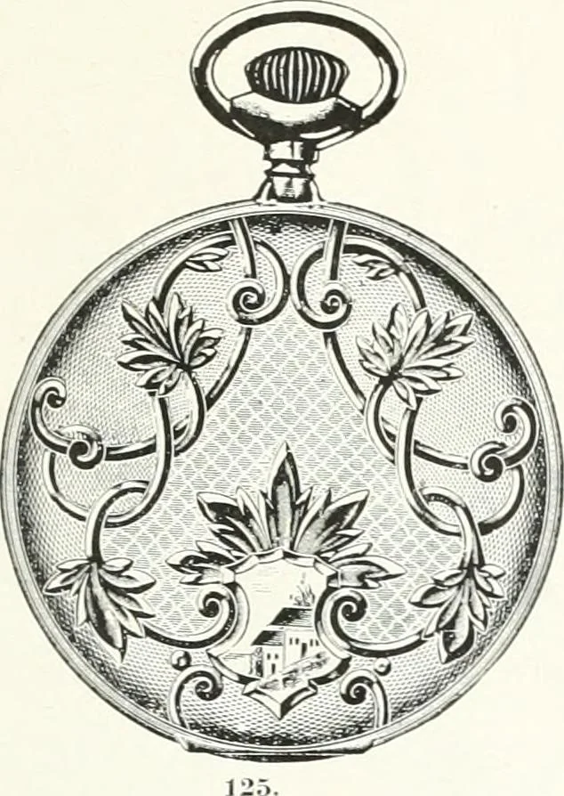An illustration from P.W. Ellis & Co. Limited, the jewellery headquarters of Canada : 1915-1916 illustrated catalogue : importing and manufacturing, gold and silversmiths, makers of Ellis watch cases, 1915, leaf 12