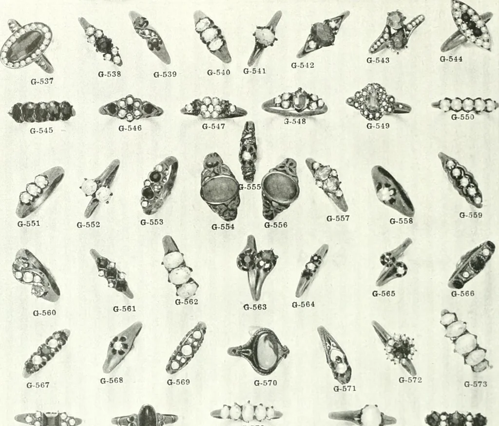An illustration from P.W. Ellis & Co. Limited, the jewellery headquarters of Canada : 1915-1916 illustrated catalogue : importing and manufacturing, gold and silversmiths, makers of Ellis watch cases, 1915, leaf 125