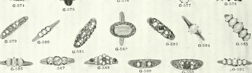 An illustration from P.W. Ellis & Co. Limited, the jewellery headquarters of Canada : 1915-1916 illustrated catalogue : importing and manufacturing, gold and silversmiths, makers of Ellis watch cases, 1915, leaf 125