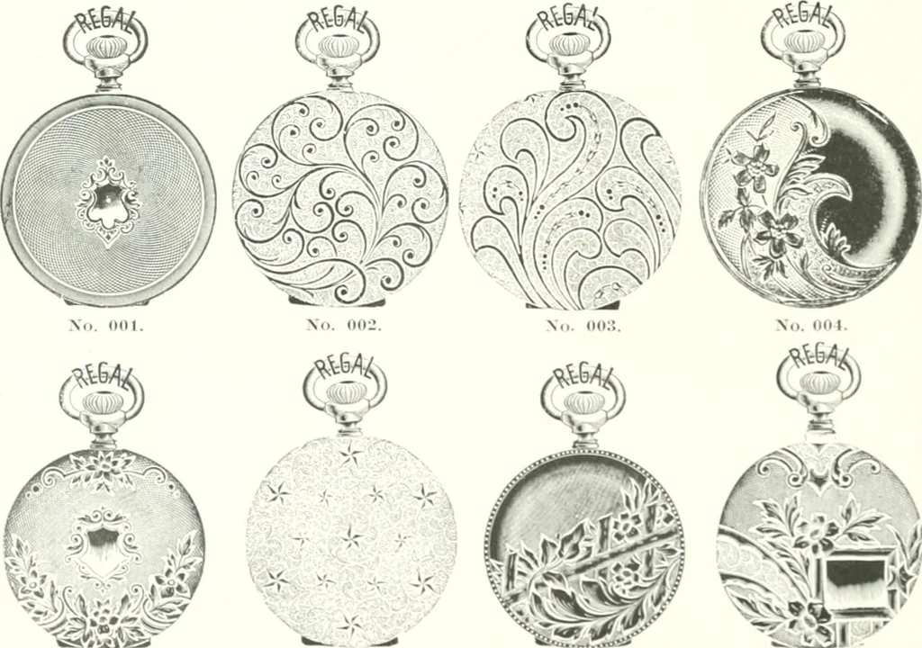 An illustration from P.W. Ellis & Co. Limited, the jewellery headquarters of Canada : 1915-1916 illustrated catalogue : importing and manufacturing, gold and silversmiths, makers of Ellis watch cases, 1915, leaf 13