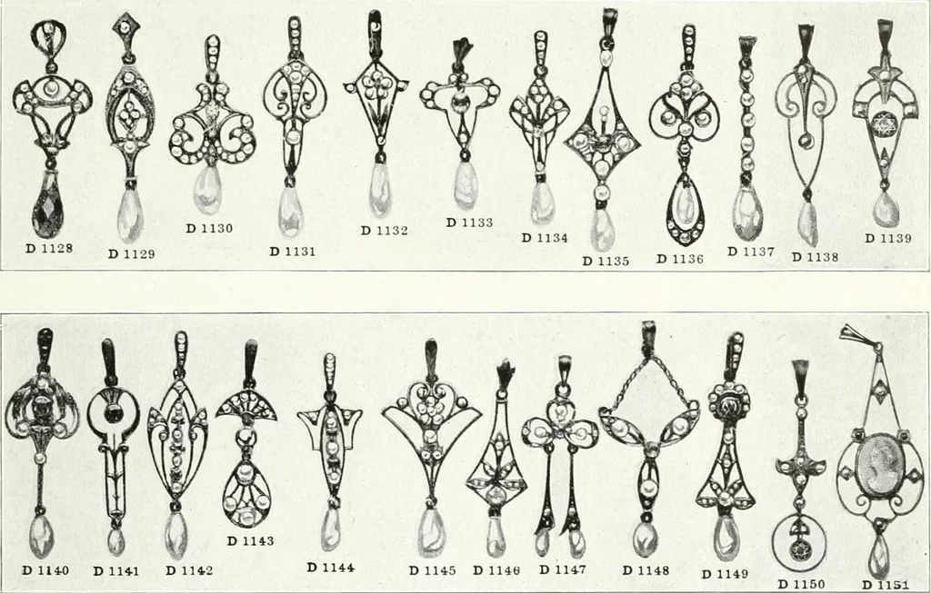 An illustration from P.W. Ellis & Co. Limited, the jewellery headquarters of Canada : 1915-1916 illustrated catalogue : importing and manufacturing, gold and silversmiths, makers of Ellis watch cases, 1915, leaf 132