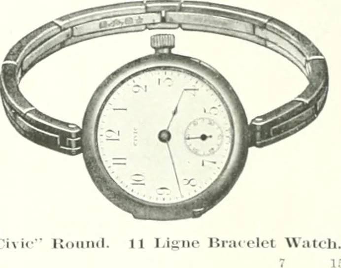An illustration from P.W. Ellis & Co. Limited, the jewellery headquarters of Canada : 1915-1916 illustrated catalogue : importing and manufacturing, gold and silversmiths, makers of Ellis watch cases, 1915, leaf 19