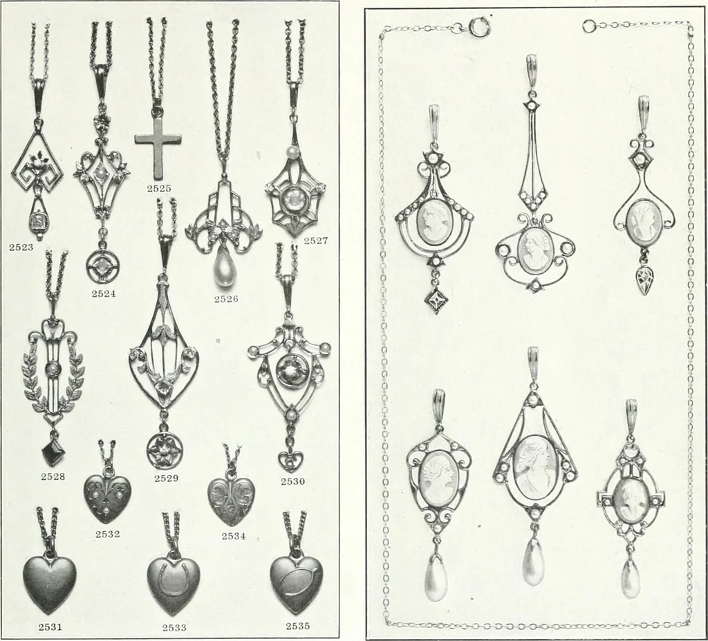 An illustration from P.W. Ellis & Co. Limited, the jewellery headquarters of Canada : 1915-1916 illustrated catalogue : importing and manufacturing, gold and silversmiths, makers of Ellis watch cases, 1915, leaf 62