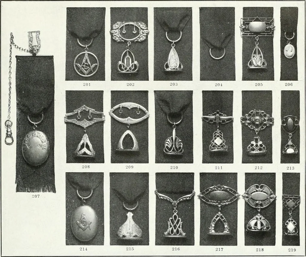 An illustration from P.W. Ellis & Co. Limited, the jewellery headquarters of Canada : 1915-1916 illustrated catalogue : importing and manufacturing, gold and silversmiths, makers of Ellis watch cases, 1915, leaf 64