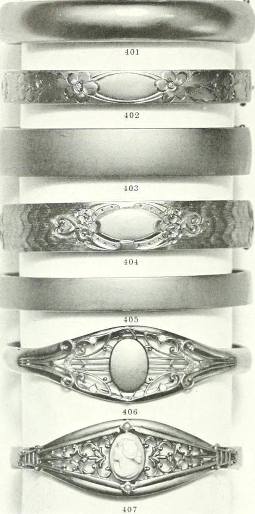 An illustration from P.W. Ellis & Co. Limited, the jewellery headquarters of Canada : 1915-1916 illustrated catalogue : importing and manufacturing, gold and silversmiths, makers of Ellis watch cases, 1915, leaf 65