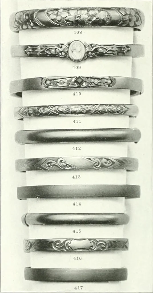 An illustration from P.W. Ellis & Co. Limited, the jewellery headquarters of Canada : 1915-1916 illustrated catalogue : importing and manufacturing, gold and silversmiths, makers of Ellis watch cases, 1915, leaf 65