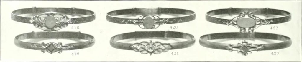 An illustration from P.W. Ellis & Co. Limited, the jewellery headquarters of Canada : 1915-1916 illustrated catalogue : importing and manufacturing, gold and silversmiths, makers of Ellis watch cases, 1915, leaf 65