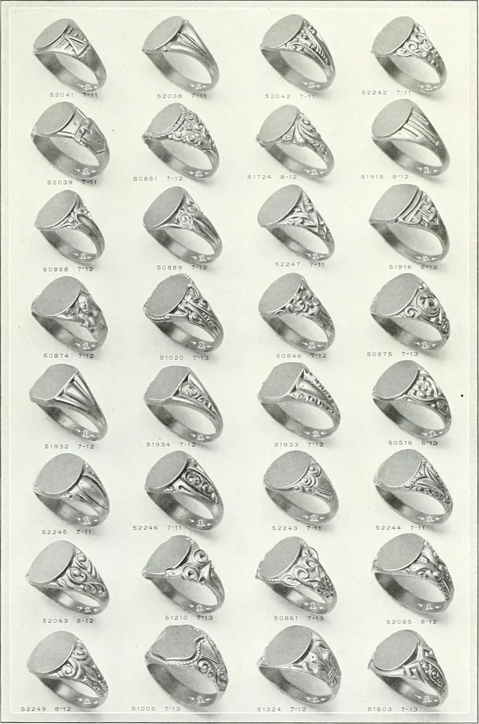 An illustration from P.W. Ellis & Co. Limited, the jewellery headquarters of Canada : 1915-1916 illustrated catalogue : importing and manufacturing, gold and silversmiths, makers of Ellis watch cases, 1915, leaf 70