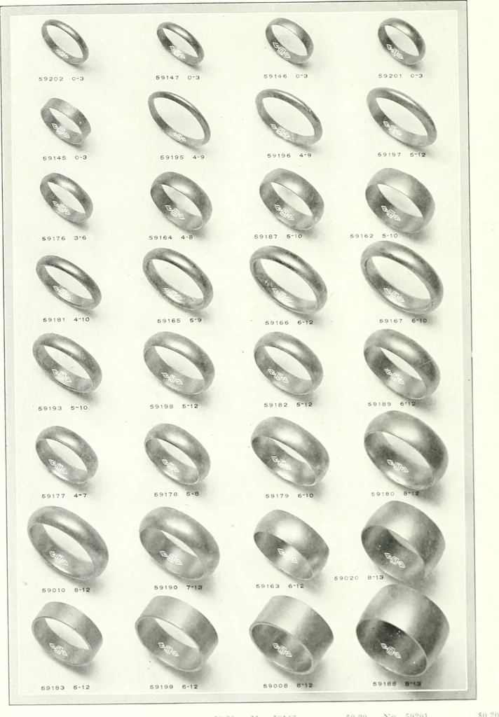 An illustration from P.W. Ellis & Co. Limited, the jewellery headquarters of Canada : 1915-1916 illustrated catalogue : importing and manufacturing, gold and silversmiths, makers of Ellis watch cases, 1915, leaf 71