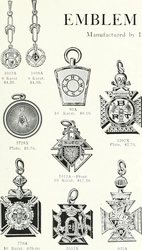 An illustration from P.W. Ellis & Co. Limited, the jewellery headquarters of Canada : 1915-1916 illustrated catalogue : importing and manufacturing, gold and silversmiths, makers of Ellis watch cases, 1915, leaf 84