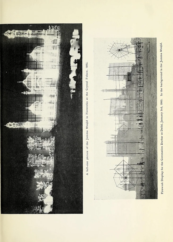 An illustration from Pyrotechnics: the history and art of firework making, 1922, leaf 109