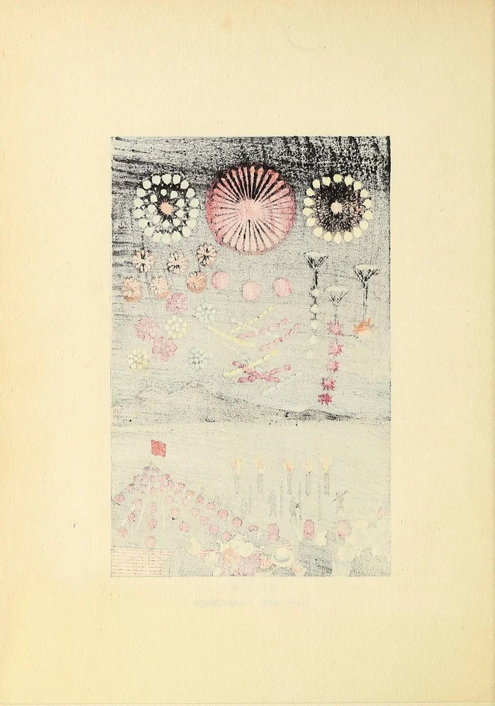 An illustration from Pyrotechnics: the history and art of firework making, 1922, leaf 30