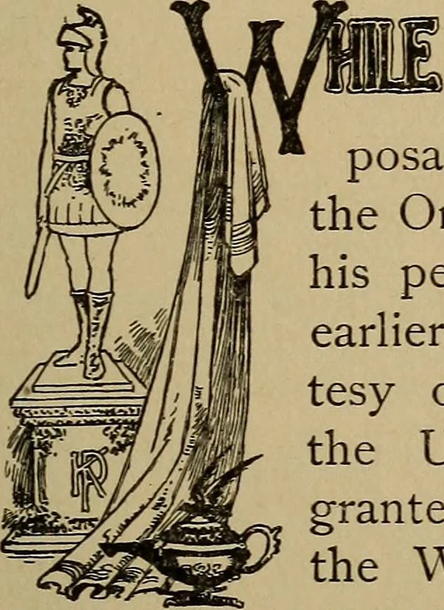An illustration from Pythian knighthood, it history and literature;, 1888, leaf 296