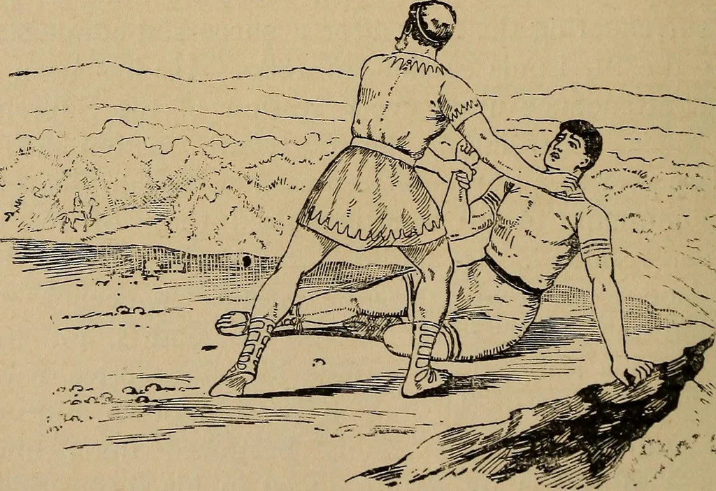 An illustration from Pythian knighthood, it history and literature;, 1888, leaf 373