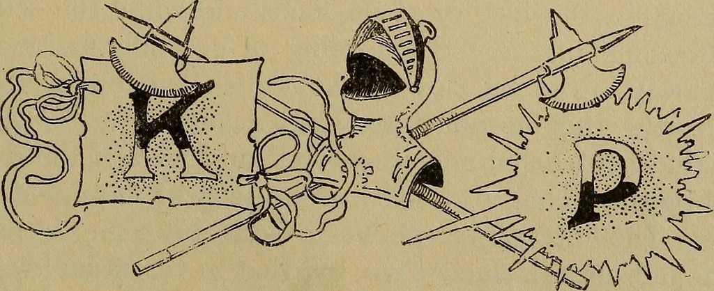 An illustration from Pythian knighthood, it history and literature;, 1888, leaf 514