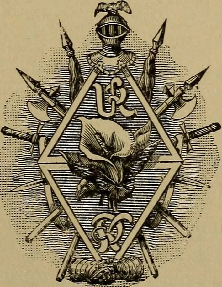 An illustration from Pythian knighthood, it history and literature;, 1888, leaf 530
