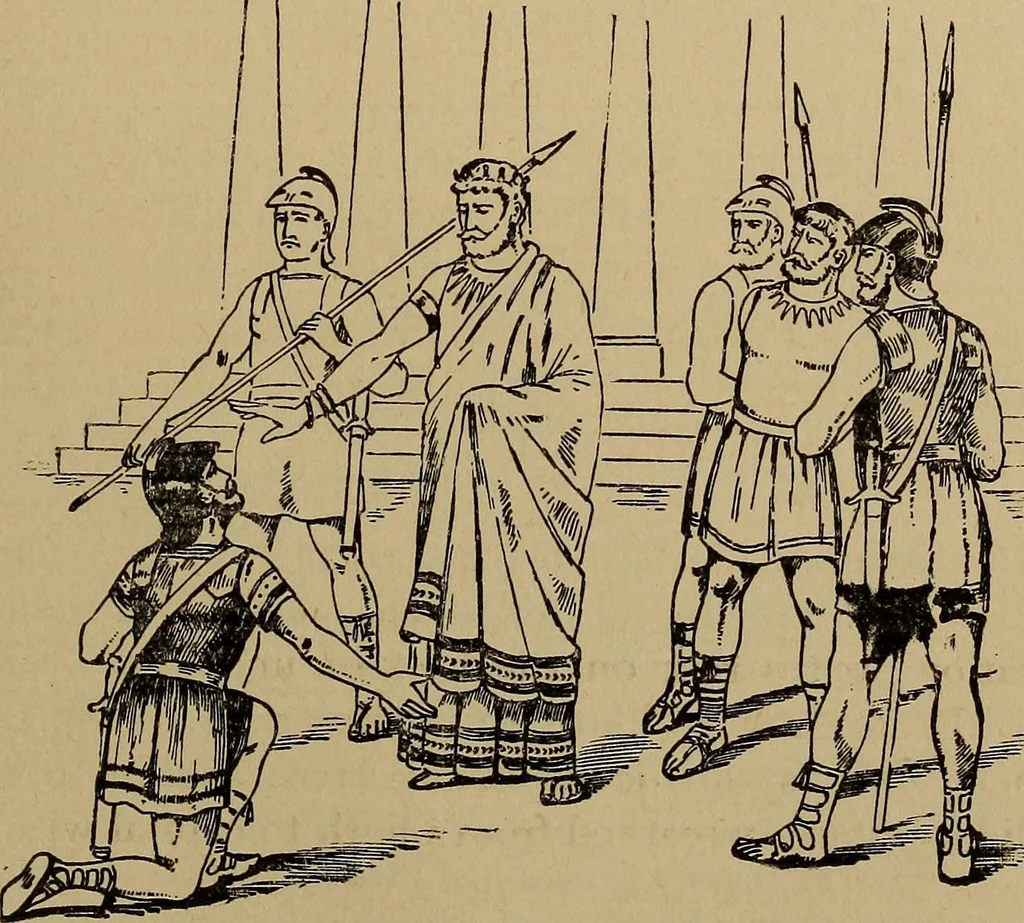 An illustration from Pythian knighthood, it history and literature;, 1888, leaf 560