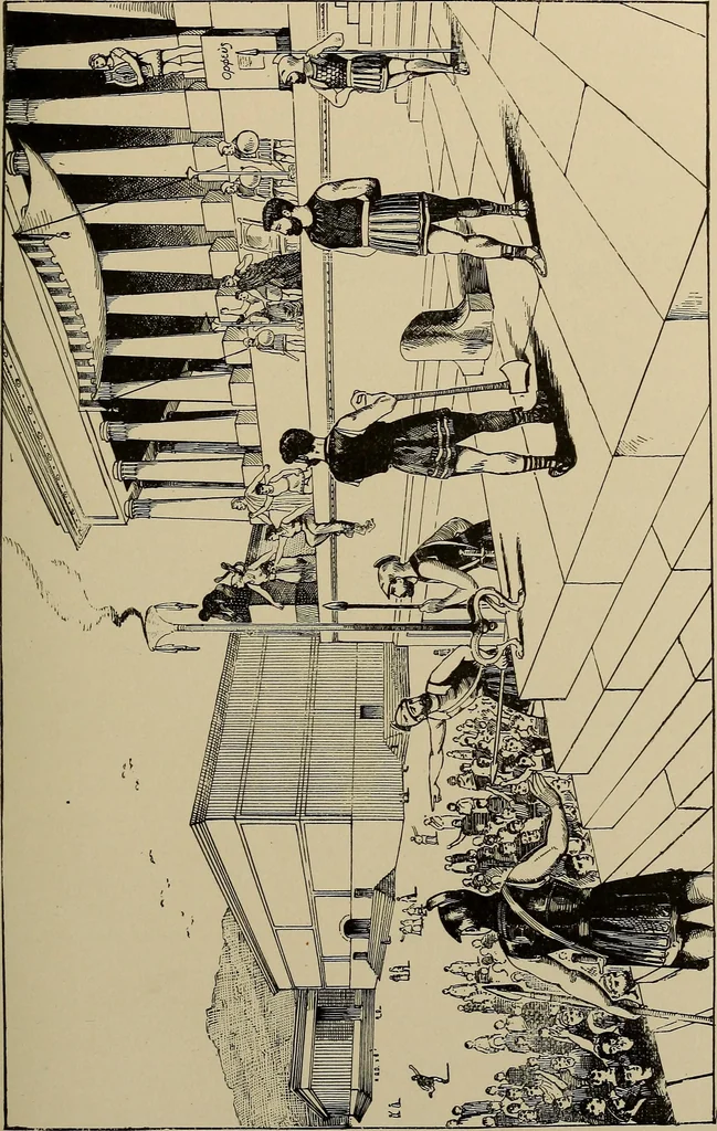 An illustration from Pythian knighthood, it history and literature;, 1888, leaf 68