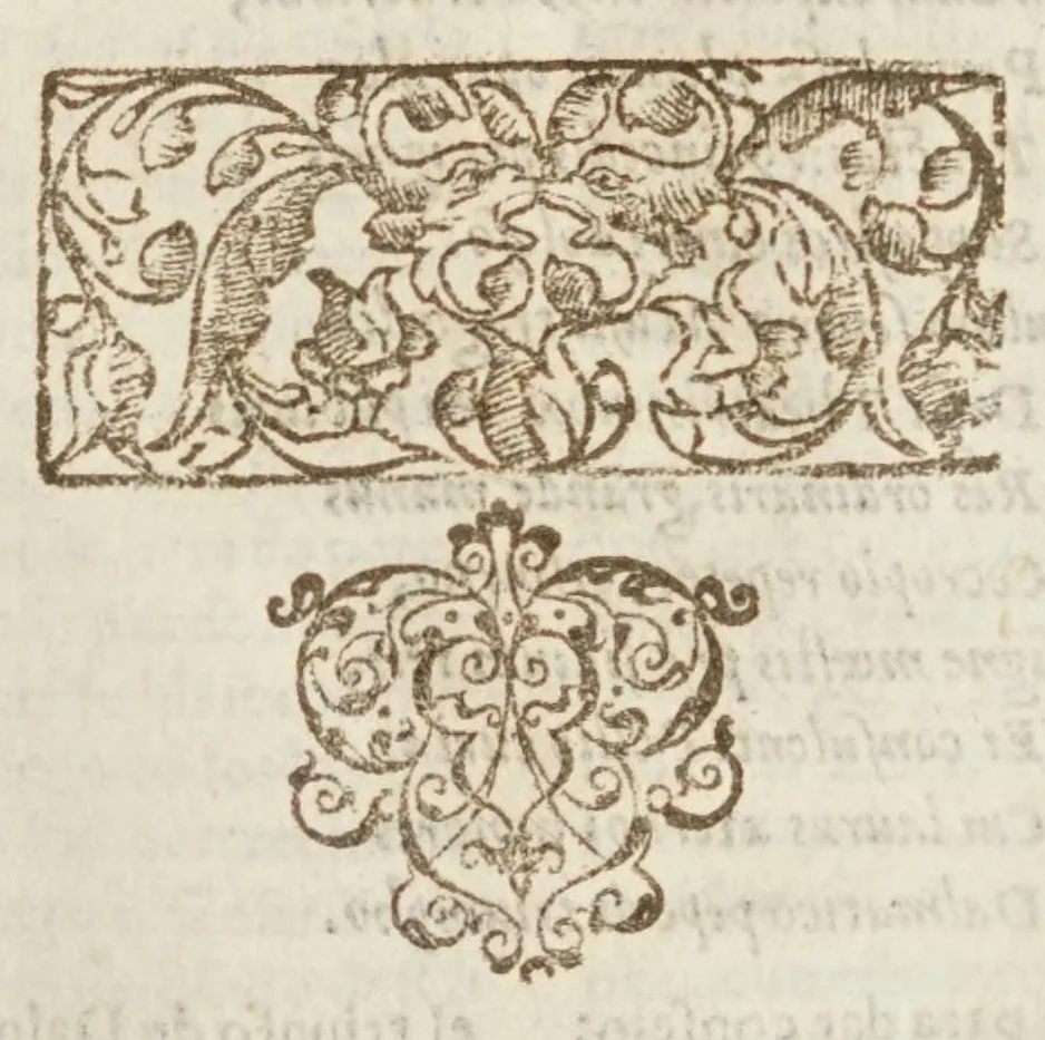 An illustration from Q. Horacio Flacco ... Sus obras con la declaracion magistral en lengua castellana, 1599, leaf 131