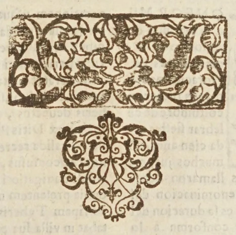 An illustration from Q. Horacio Flacco ... Sus obras con la declaracion magistral en lengua castellana, 1599, leaf 327