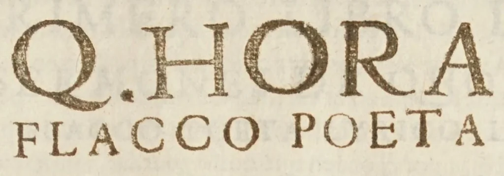 An illustration from Q. Horacio Flacco ... Sus obras con la declaracion magistral en lengua castellana, 1599, leaf 339